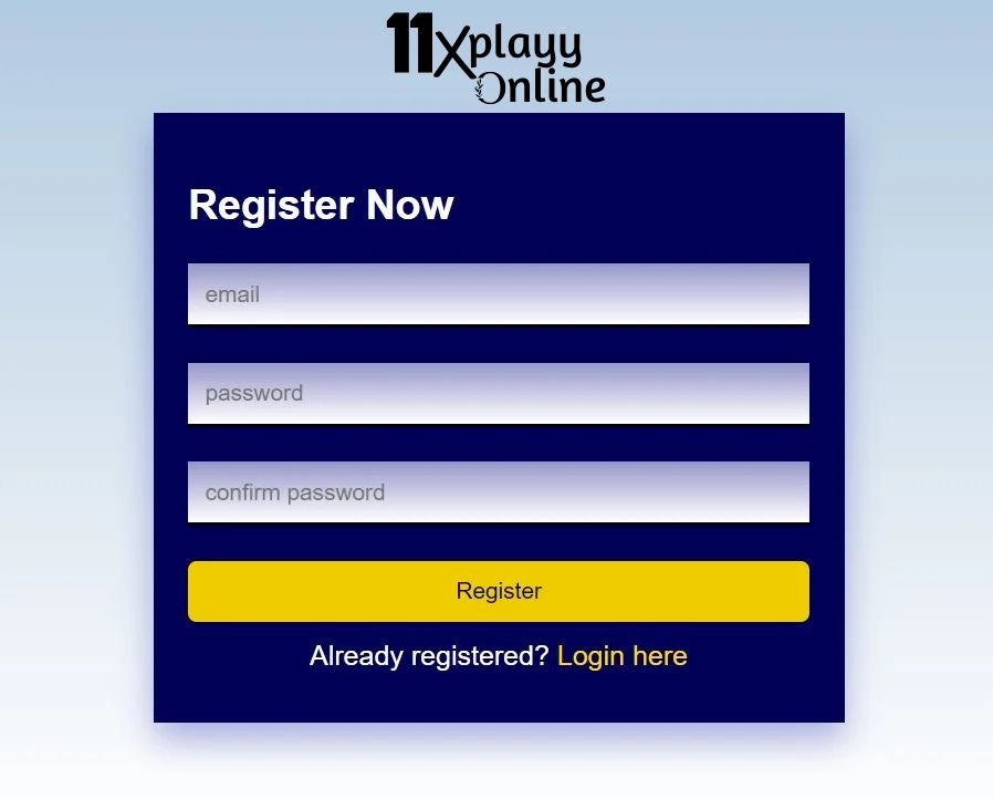 How to Register on 11xPlay Online A Step- by- Step 1 Untitled design